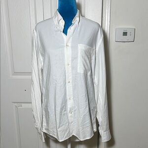 NN. 07 Classic White Button-Down Shirt Men’s Small